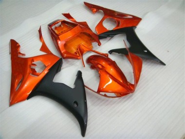 Cheap 2003-2005 Orange Black Yamaha YZF R6 Motorcycle Fairings