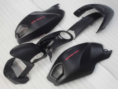 Cheap 2008-2012 Black Red Monster Ducati Monster 696 Replacement Motorcycle Fairings