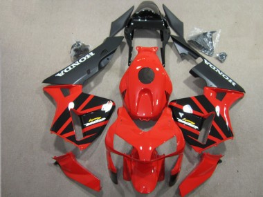 Cheap 2003-2004 Red Black Honda CBR600RR Motorcycle Fairing